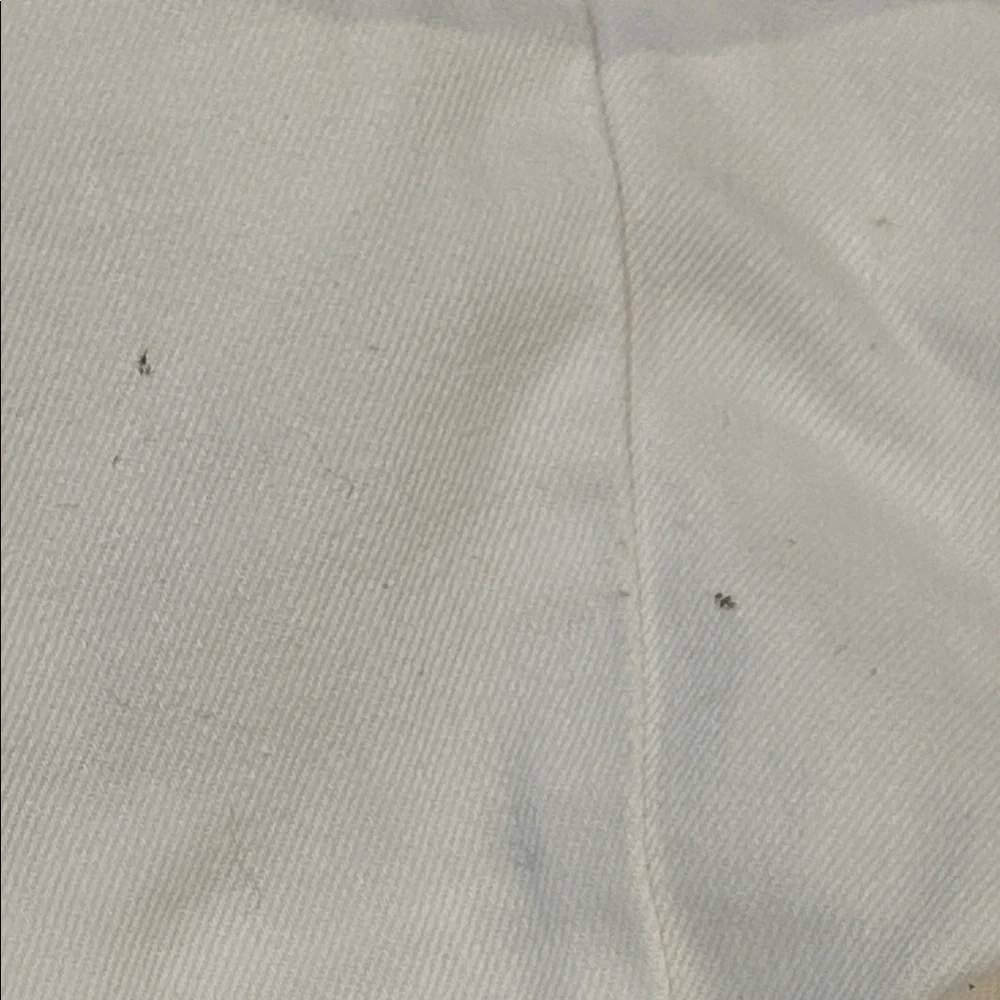 Maje Poesie High Rise Slim Tapered Leg White Jeans size 30